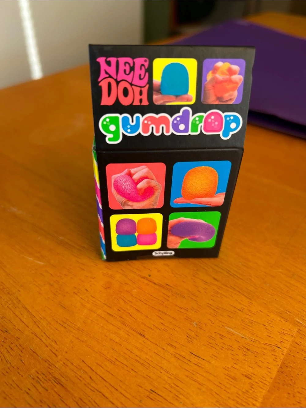 NWT Nee Doh Gumdrop Super Solid Squish - Purple